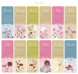 2013 Calendar Set