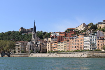 Obraz premium Quartier Saint Georges à Lyon