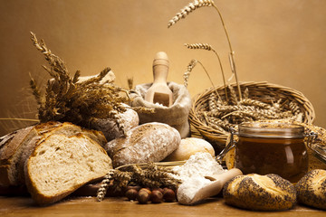Fototapeta premium Baking goods, bread