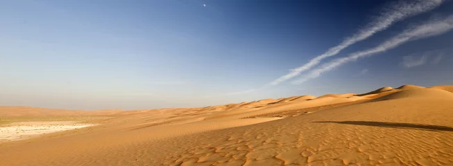 Fototapete Sandige Wüste Abu Dhabis Wüstendünen