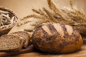 Assortment of baked bread 