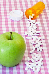 Apple and pills