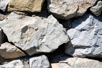 Parete di rocce al sole texture