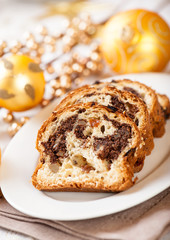 Poppy seed roll for christmas