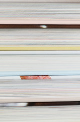 Various books, detail