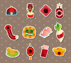 Chinese new year stickers