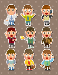office businessman stickers