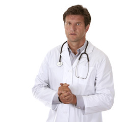 Fototapeta premium doctor giving bad news