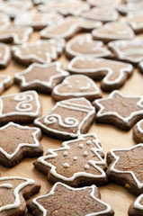 Different Shapes of Gingerbread Cookies