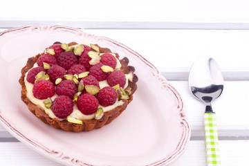 raspberry tart
