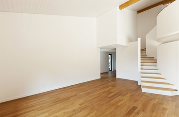 interior modern house, large open space