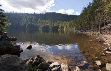 Fototapeta na wymiar Èertovo Lake (Jezioro Diabła)