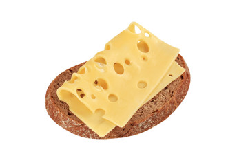 Bread and Swiss cheese
