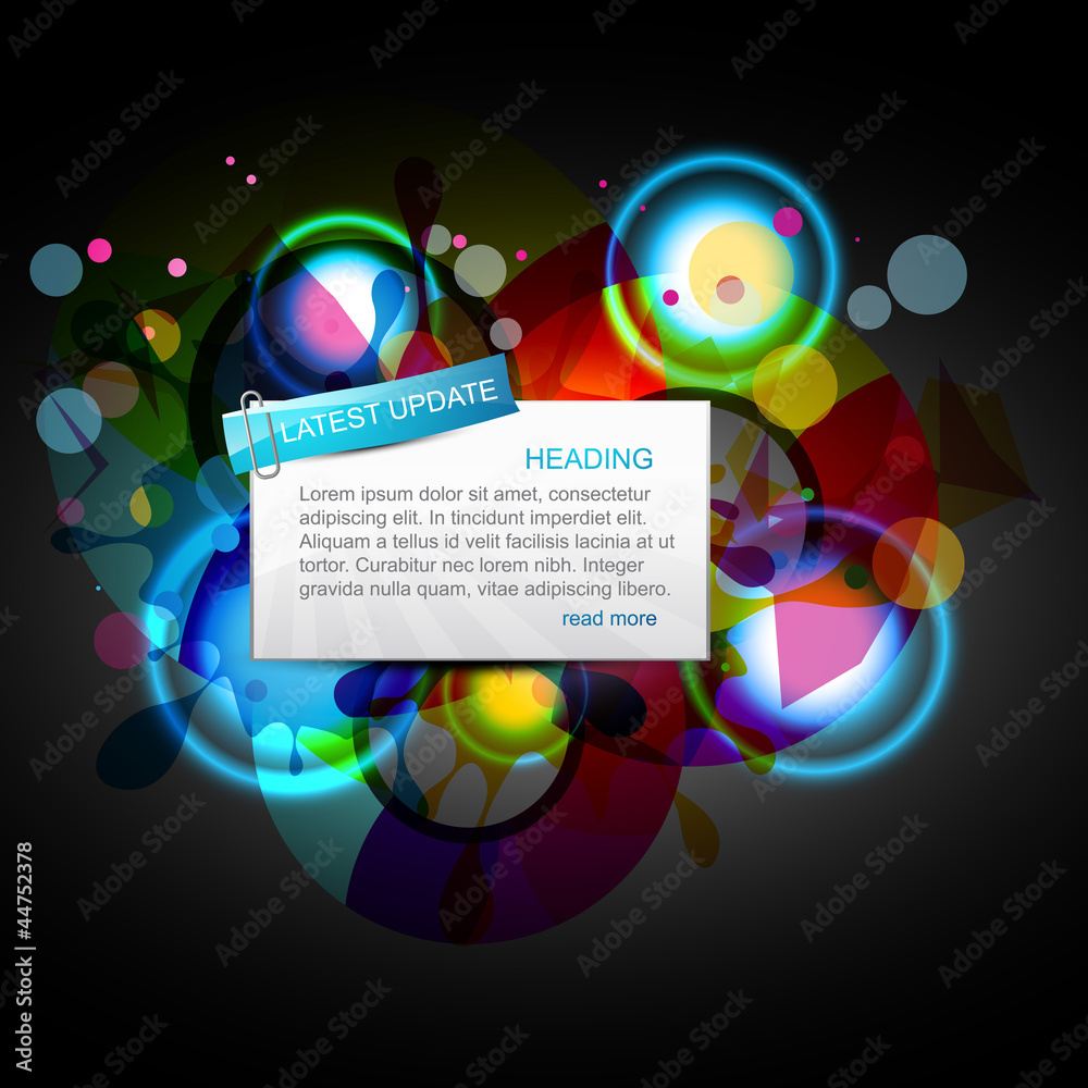 Wall mural web element
