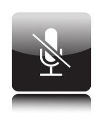 Do not use microphone or mute icon