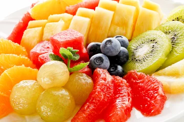 Photo sur Plexiglas Fruits Fruits coupés