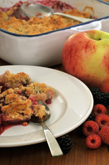 Du crumble aux fruits des bois