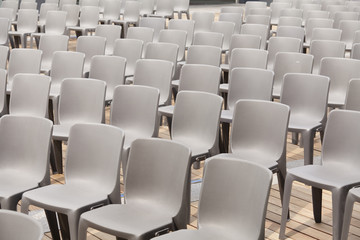 Gray chairs