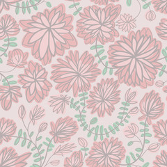 pattern with floral motifs