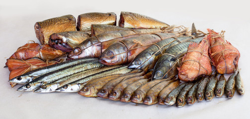 Hot-smoked fish