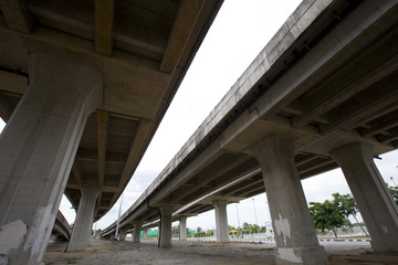 large crossing highway overhead