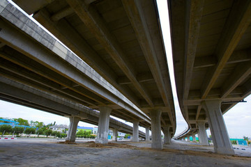 large crossing highway overhead