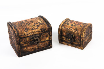 ancient wooden box