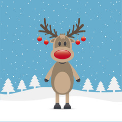 rudolph red nose christmas ball