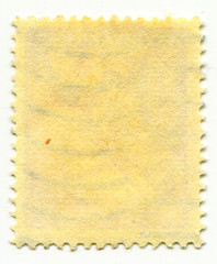 Fototapeta premium The reverse side of a postage stamp.