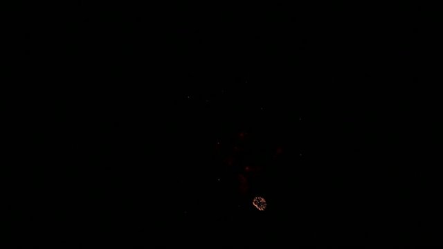 Explosionen am Himmel