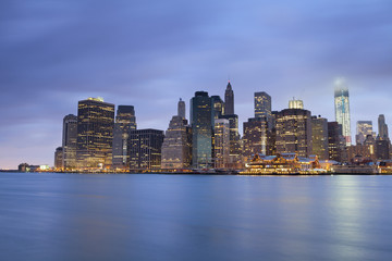 Naklejka premium Lower Manhattan.