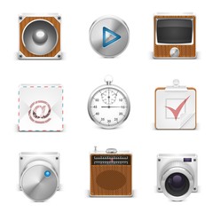multimedia vector icons