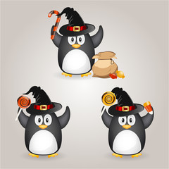 Halloween penguin