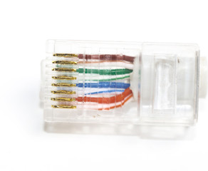 Sieć LAN, kabel, wtyczka