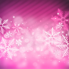 Fototapeta na wymiar Beautiful snowflake Christmas background