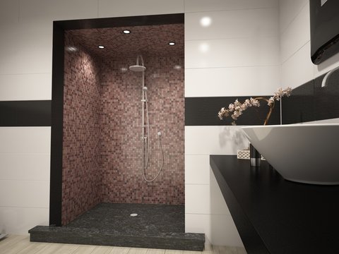 doccia lusso benessere sauna bagno interior