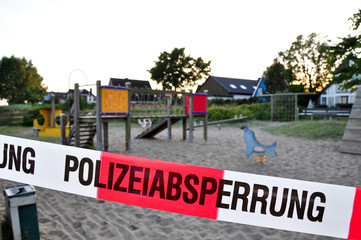 Polizeiabsperrung