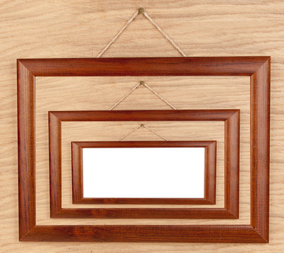 Wodden frame isolated