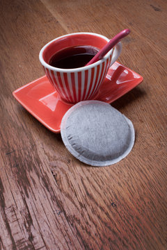 Tasse de caf&eacute; en dosette