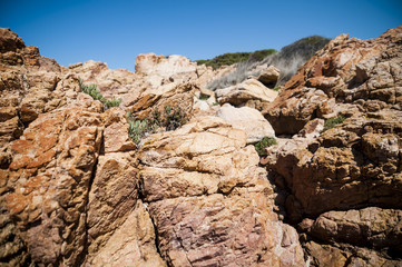 Natural sea landscape in Sardinia