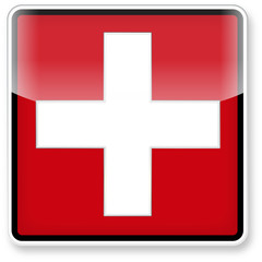 3D button swiss cross