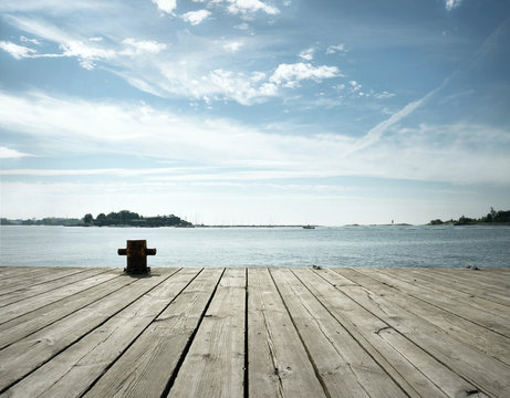 Steg am Meer