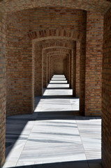 Fototapeta premium brick corridor