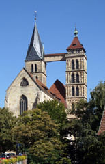 Fototapeta na wymiar Miasto Kościół Esslingen
