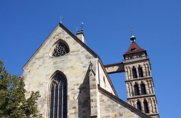 Fototapeta na wymiar Stadtkirche Esslingen
