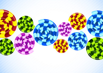 Background with swirl element