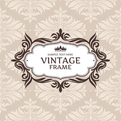 abstract vintage frame