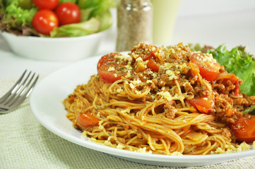 Bolognese spaghetti 