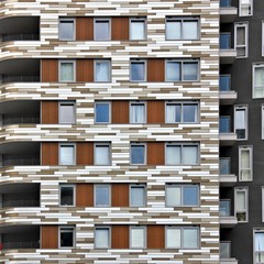Building with balconies