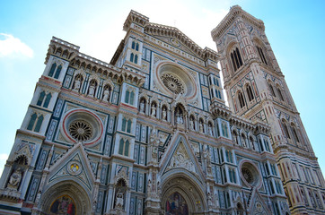 Fototapeta premium Facade of Florence's Duomo